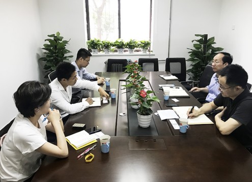 國網(wǎng)電子商務(wù)有限公司團(tuán)委書記蔣踐一行來會調(diào)研座談